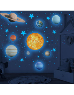 Stickers de Estrellas y Planetas Robmoda para Techo 2