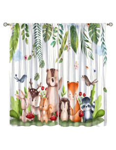 Cortinas Trelemek Animales del Bosque 139.7x160.02 cm