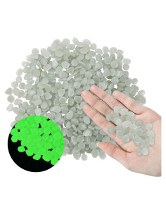 1000 Piedras Luminiscentes MOAMUN para Decoración Jardín 0.76-1.02cm