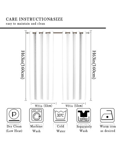 Cortinas de Animales del Bosque Trelemek 2 Paneles 53x160cm