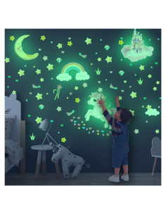 Calcomanías de Unicornio Robmoda 174 Piezas Brillantes