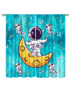 Cortinas Opacas Llylumty Espacio 70x160cm, Juego de 2