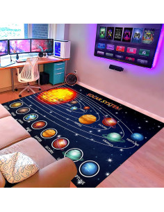 Alfombra Galaxia Jiospet 91x152 cm para Niños 2