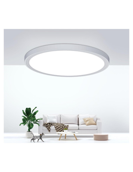 Aplique de Techo LED 24W DEALGADGETS 6000K 2200LM Blanco