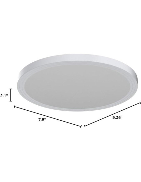 Aplique de Techo LED 24W DEALGADGETS 6000K 2200LM Blanco