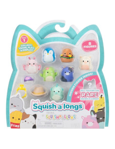 Squish-a-longs Paquete de 8 Mini-Squish 2.54 cm con Accesorios