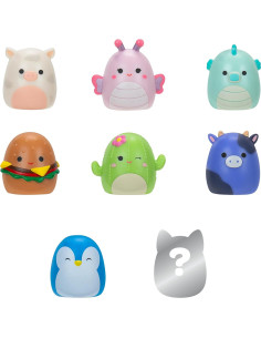 Squish-a-longs Paquete de 8 Mini-Squish 2.54 cm con Accesorios 2