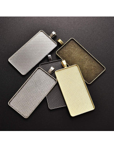 Kit de 30 Trays Rectangulares DROLE con Cabochones 25x50mm 2