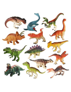 14 Pcs Juguetes Dinosaurios Yowlieu Figuras Realistas
