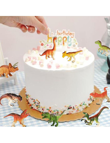 14 Pcs Juguetes Dinosaurios Yowlieu Figuras Realistas