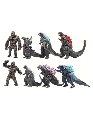Figuras de Acción de Monstruos y Dinosaurios - Paquete de 8