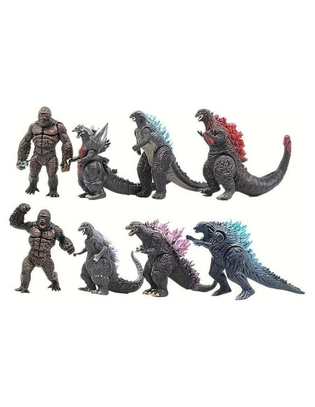 Figuras de Acción de Monstruos y Dinosaurios - Paquete de 8
