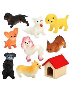 Figuras de Perros ONEST 9 Piezas Juguetes Educativos