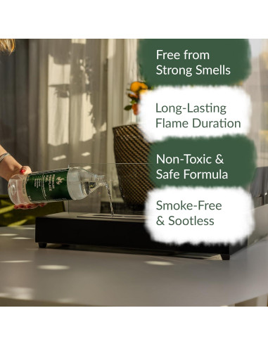 Bioetanol Premium Triti 1L para Fogón de Mesa y Chimenea