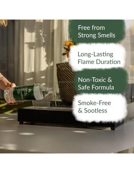 Bioetanol Premium Triti 1L para Fogón de Mesa y Chimenea