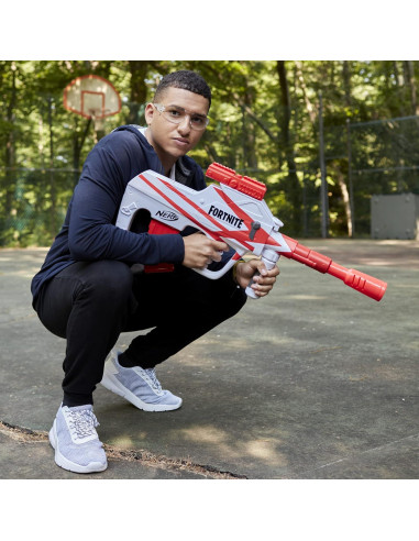 Lanzador Nerf Fortnite B-AR Motorizado 10 Dardos Hasbro