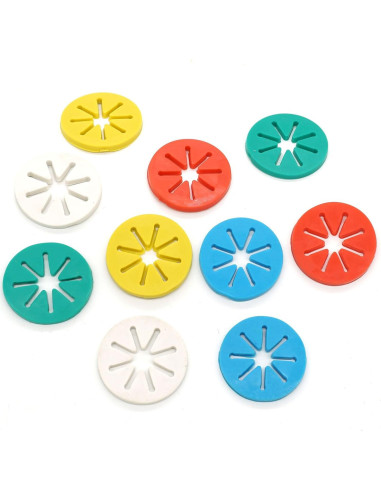 Sujetadores de Calcetines Cooplay 20 Pcs Multicolores