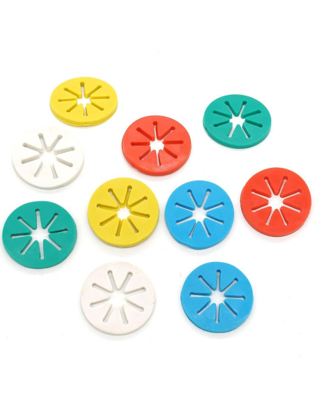 Sujetadores de Calcetines Cooplay 20 Pcs Multicolores