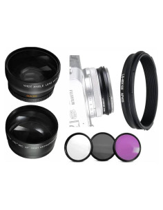 Lente de Conversión 2 en 1 49mm para Fujifilm X100V/X100VI