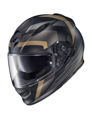 Casco ScorpionEXO Ryzer Oro Evolución Mediano con Visera