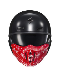 Cubierta de Barbilla Scorpion EXO Covert X Rojo Brillante