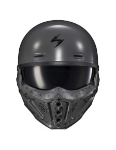 Cubierta de Barbilla Scorpion EXO Covert X Gris Cemento