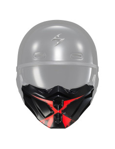 Cubierta de Barbilla ScorpionEXO Covert X Rojo Brillante
