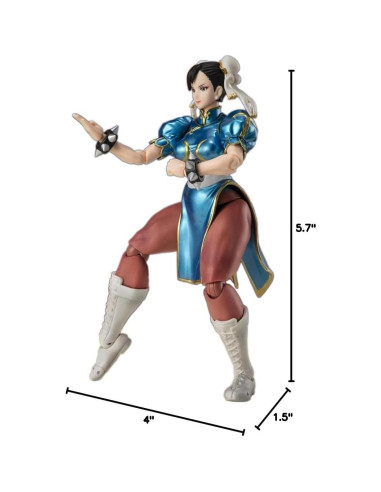 Figura de Acción Chun-Li Atuendo Clásico Bandai S.H.Figuarts
