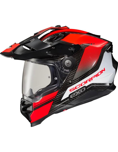 Casco Integral ScorpionEXO XT9000 Carbono Aventura Rojo Casco Integral ScorpionEXO XT9000 Carbono Aventura Rojo