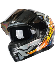 Casco HAX Fuerza Aerodinámico Brilla en la Oscuridad M 2