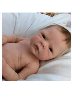 Muñeca de bebé renacido AFEWD 45.72 cm realista con accesorios