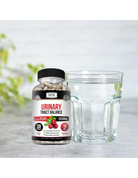 Suplemento D-Mannose Kaya Naturals 30 Cápsulas Vegetales