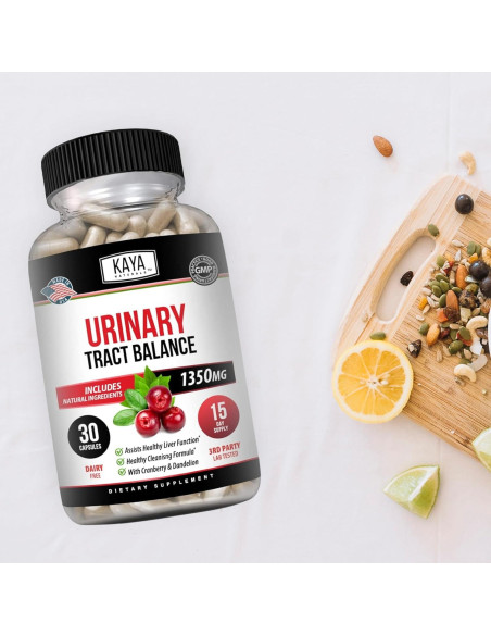 Suplemento D-Mannose Kaya Naturals 30 Cápsulas Vegetales