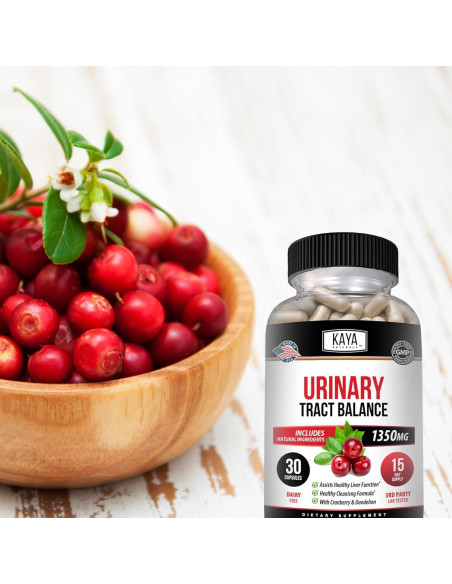 Suplemento D-Mannose Kaya Naturals 30 Cápsulas Vegetales