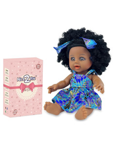 Muñeca Negra Nice2you 25.4 cm Realista para Niñas