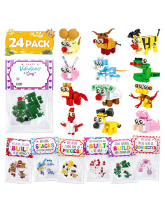 Paquete de 24 Regalos de San Valentín Qinline para Niños