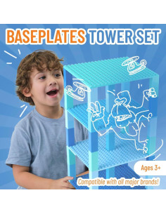 Placas Base Apilables Strictly Briks 6x6 cm 4 Piezas 2