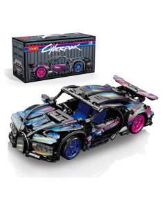 Coche Deportivo Sosuy 1:18 Cyberpunk 473 Piezas Juguete