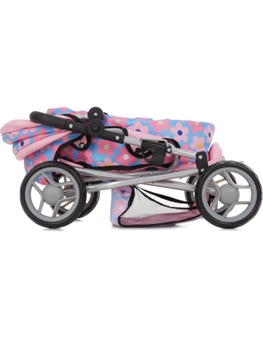 Carrito de Muñeca Dolls To Play 3 en 1 Azul Ajustable