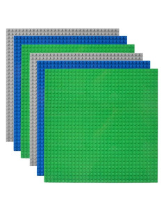 Placas Base Lekebaby 6 Piezas 25,4 cm para Construcción