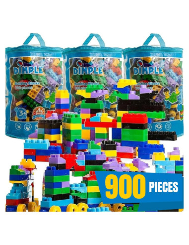 Bloques Dimple 900 Piezas Multicolores para Niños 3+