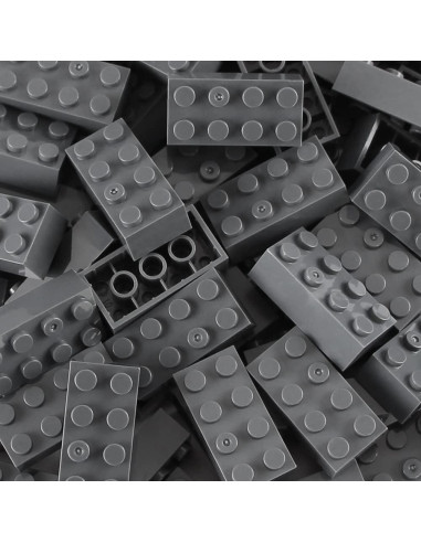 Bloques de Construcción Feleph 320 Piezas Gris Oscuro