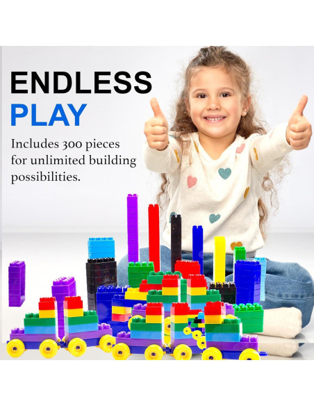 Bloques Dimple 900 Piezas Multicolores para Niños 3+