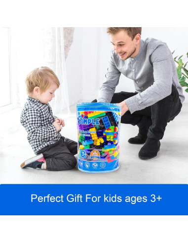 Bloques Dimple 900 Piezas Multicolores para Niños 3+