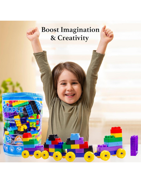 Bloques Dimple 900 Piezas Multicolores para Niños 3+
