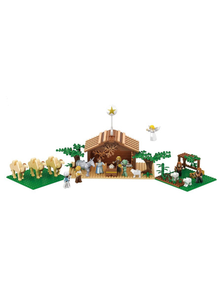 Juego de Nacimiento Tradicional Nativity Bricks 315 Piezas