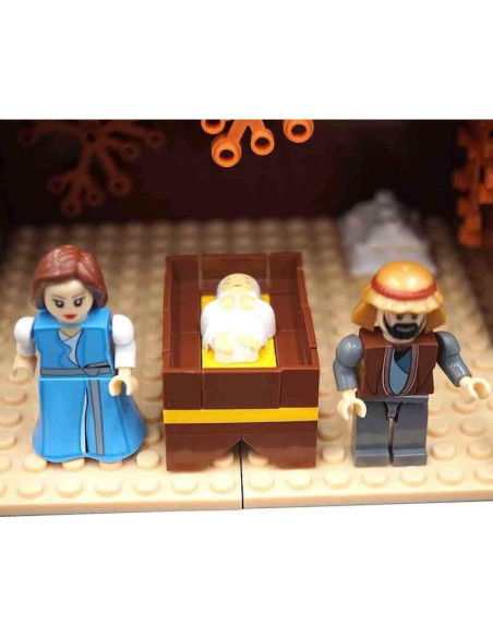 Juego de Nacimiento Tradicional Nativity Bricks 315 Piezas
