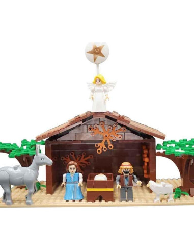 Juego de Nacimiento Tradicional Nativity Bricks 315 Piezas