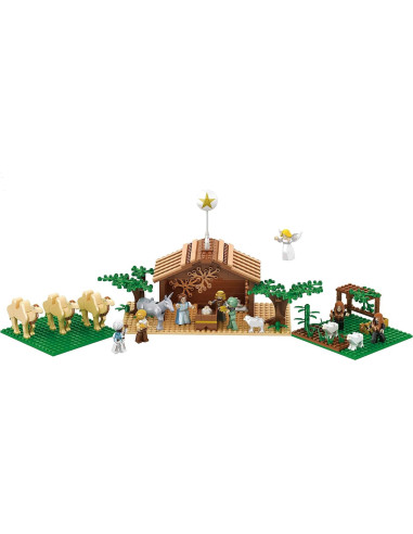 Juego de Nacimiento Tradicional Nativity Bricks 315 Piezas
