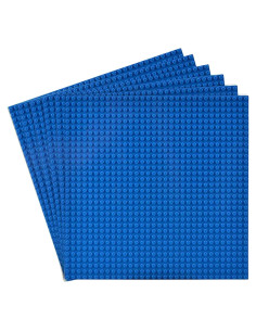 Placas Base Clásicas JNZong 25x25 cm Paquete de 6 Azul